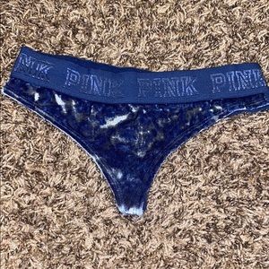 Velvet PINK thong used